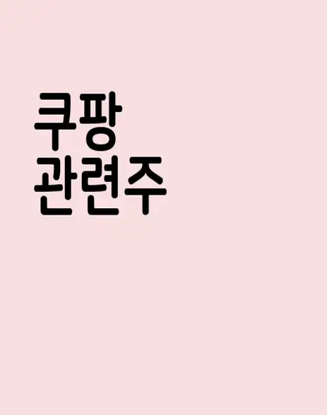 쿠팡  관련주